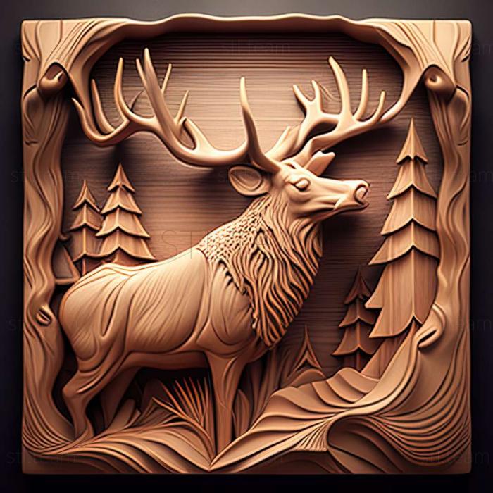 3D model elk (STL)